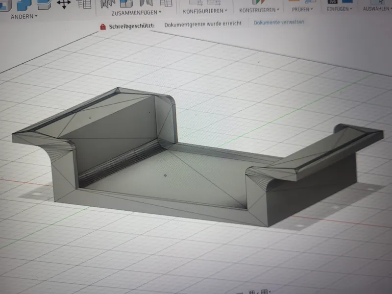 Halter für Dockingstation unter Schreibtisch