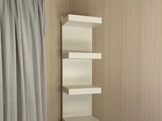Corner mount for IKEA Lack