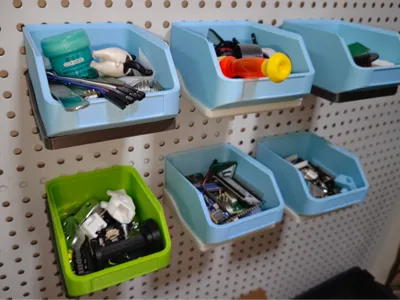 Pegboard Storage Box Tray