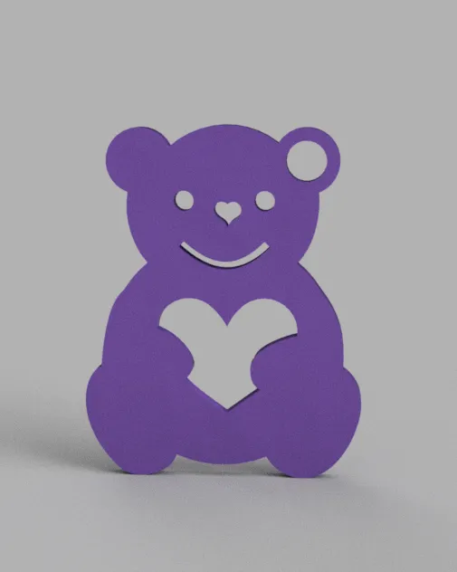 Valentine Bear with Heart