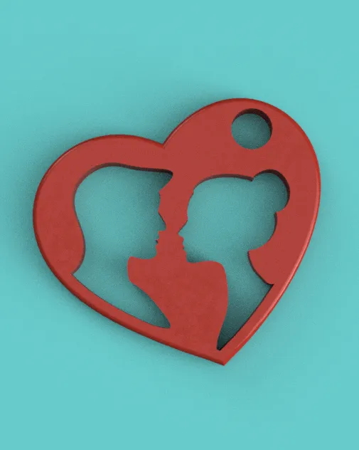 Valentine’s Day Heart Pendant