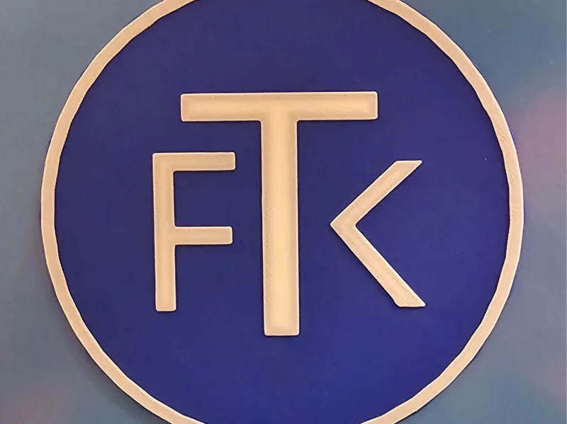 Teplice football club coaster 