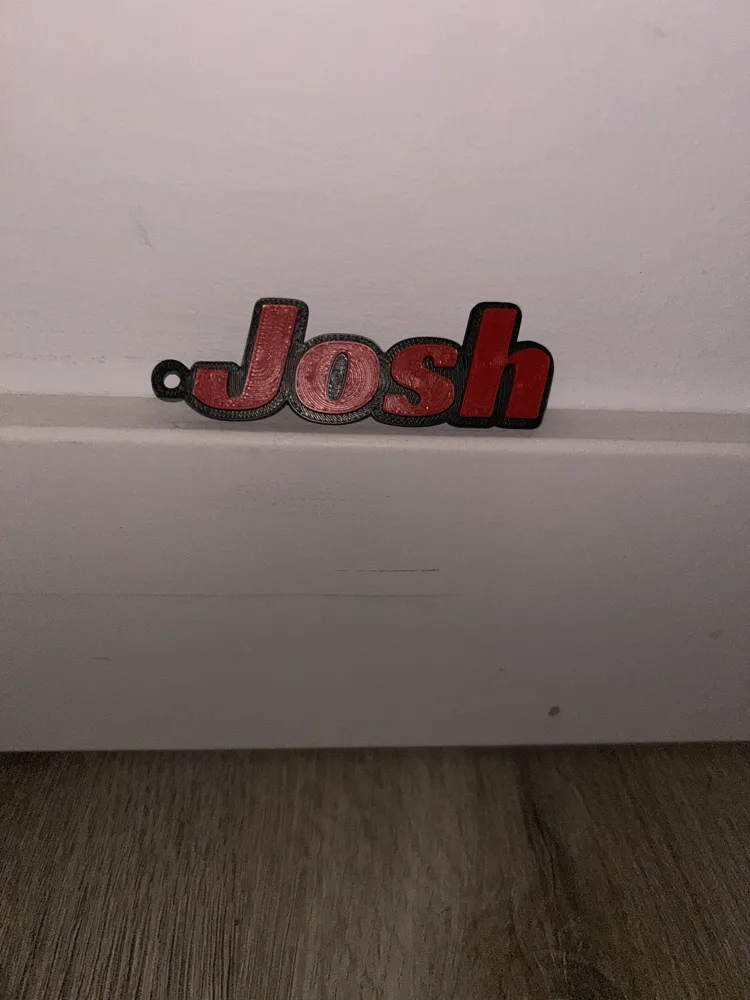Josh keychain - Free 3D Print Model - MakerWorld