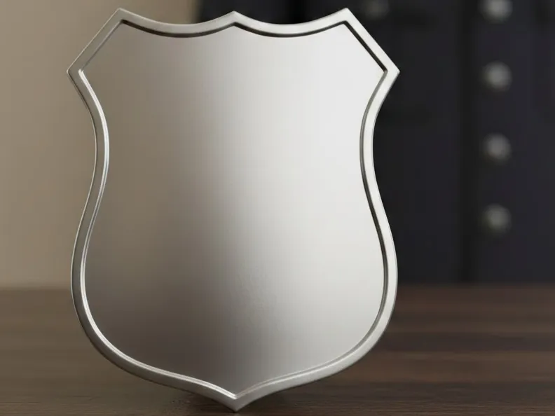 plain police badge 