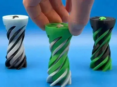 Spiral fidget toy