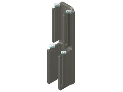 Nintendo Switch JoyCon 1 Wall Mounted Holder