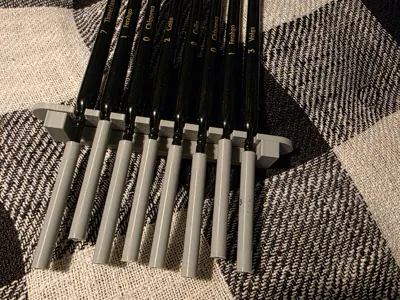 Skadis Paintbrush Rack