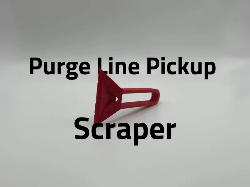 Scraper with Purge Line Pick Up