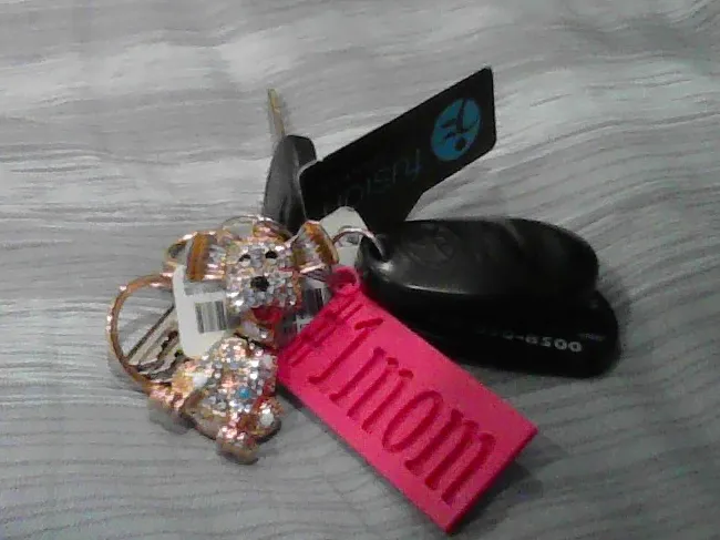 #1 mom keychain upgraded