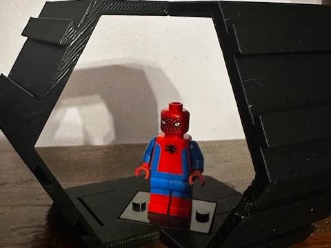 Brick Minifigure Hexagon Corners