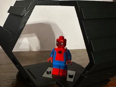 Brick Minifigure Hexagon Corners