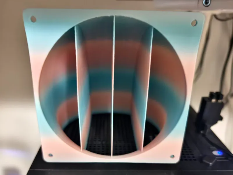 140mm 风扇90°转接导风