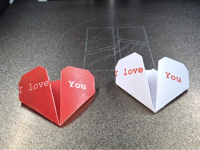 origami heart