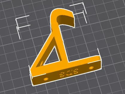 A frame wall hook petg