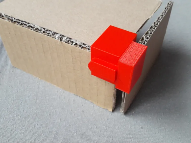Coin 3D pour montage en carton