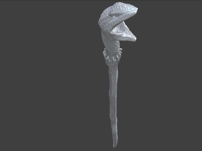 Ancient Serpent Staff Toppe