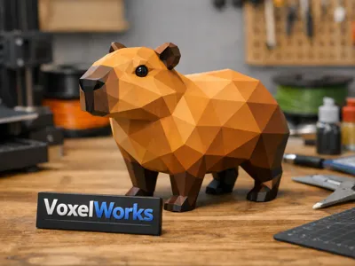 Lowpoly Capybara
