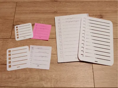 table template for card