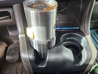 Kenworth cup holder extension