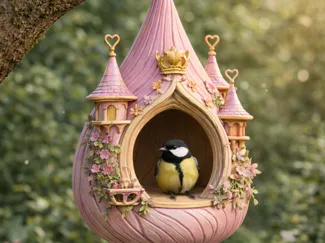 Princess Fairy Birdhouse – Magical Garden Castle
