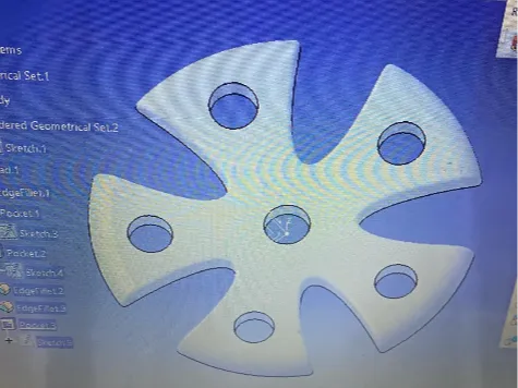 ski boot rosette