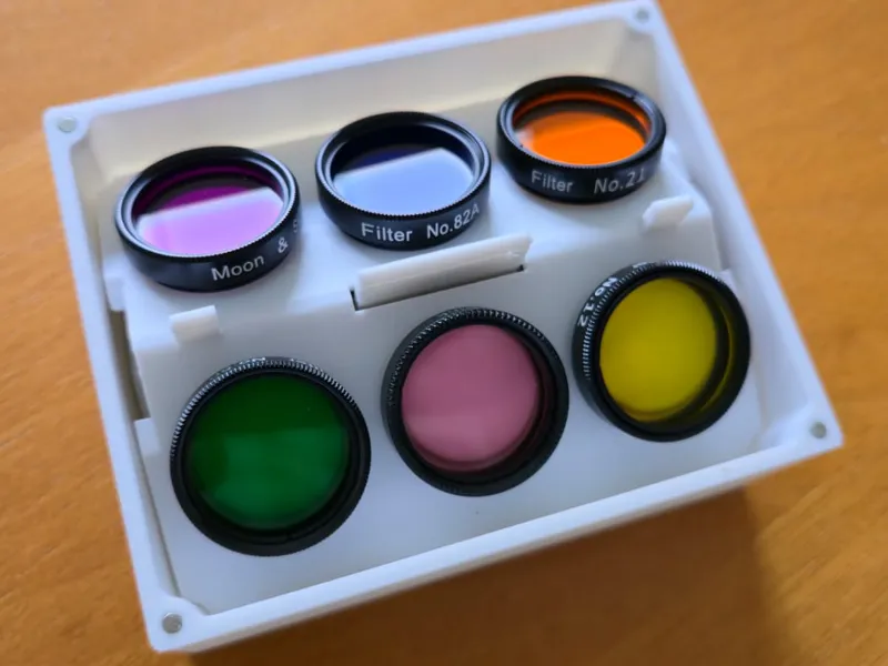 1.25" Telescope Filter Box