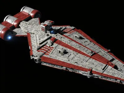 Star wars republic Arquitens-class Light Cruisers