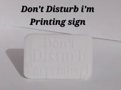 3D printer sign V2