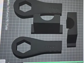 fork tool set 22mm 24mm  Fork Clamp 43mm