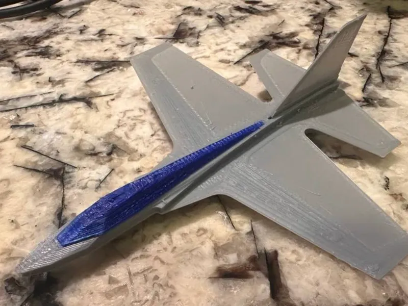 Mini working F49 jet (100mm buildplates!)