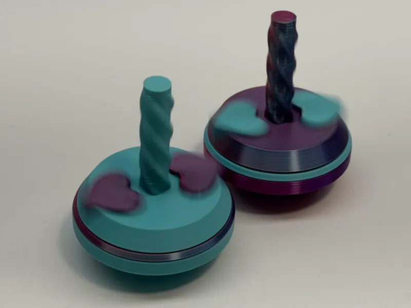 Valentine’s Spinning Top | Pocket-Sized | R7Makers
