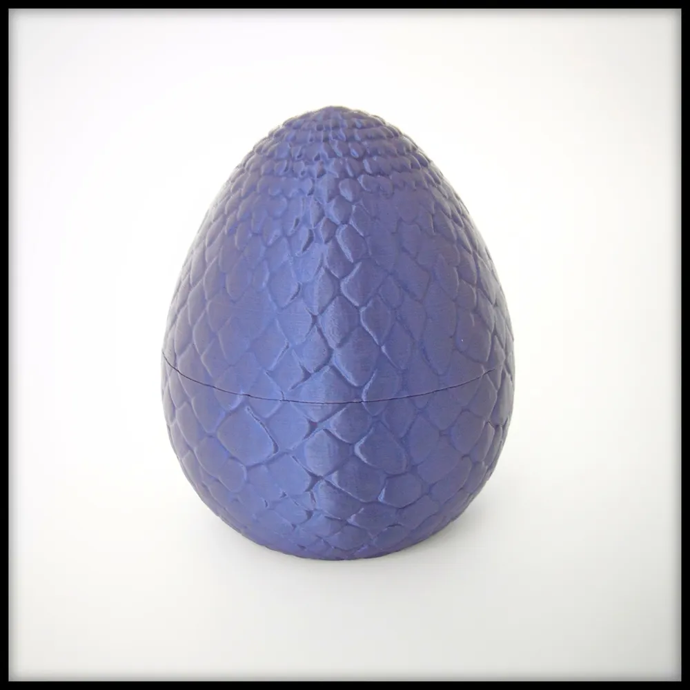 Scaly Baby Dragon Egg - Free 3D Print Model - MakerWorld