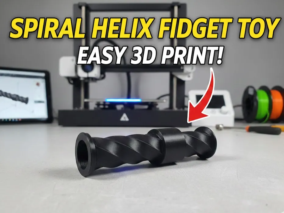 Infinity Loop Helix Ultimate Infinite Spiral Helix – Satisfying Fidget - Free 3D Print ...