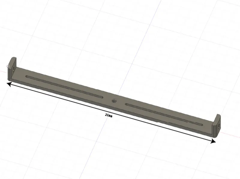 Suporte para luminaria led Paflon Redonda 21mm