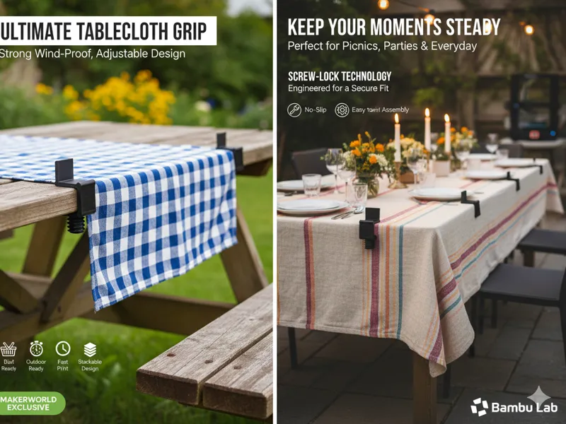 strong wind proof tablecloth clip