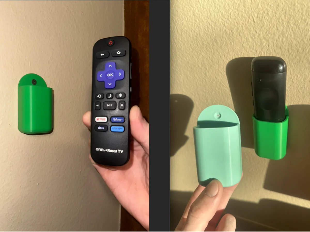 Remote Control Printable Remote Control Holder - Free 3D Print Model - MakerWorld