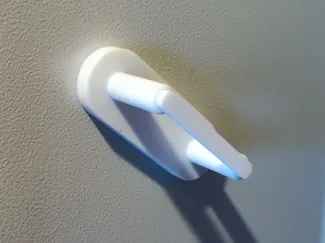 Magnetic pistol holder with closure