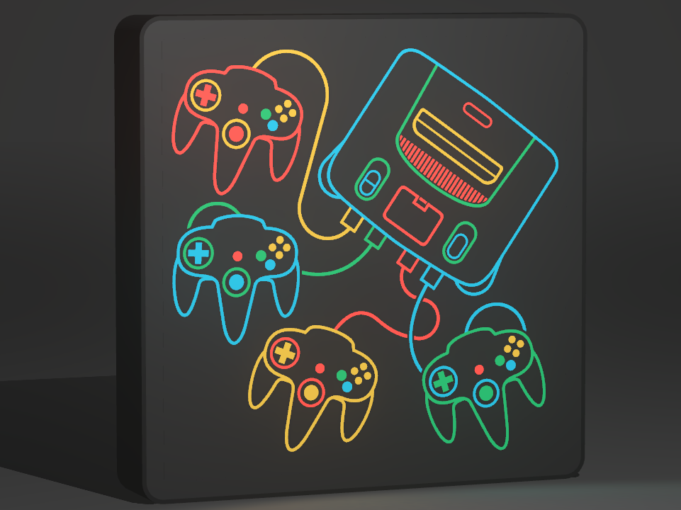 Lightbox - Nintendo 64 Neon