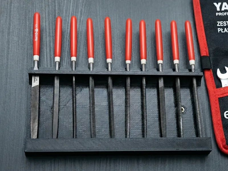 Wall Mounted Needle File Holder 10 Slots YATO
