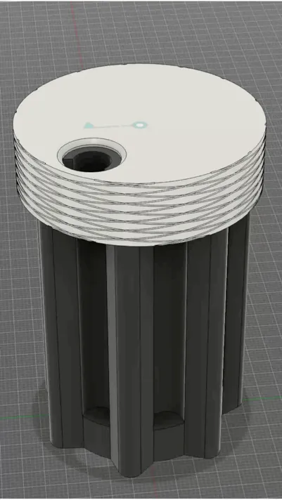 Rotating Lid Design 8mm Magnet Storage with rotating Lid - Organizer - Free 3D Print Model ...