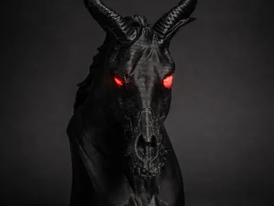 Dreadhorn – Demonic Horse Bust