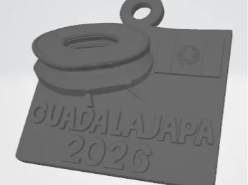 Llavero de Estadio Akron mundial 2026
