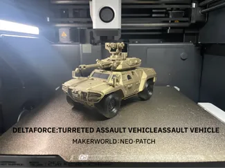 三角洲行动DeltaForce:轮式突击车Turreted assault vehicle（可动）