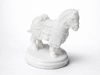 Armored Medieval Horse