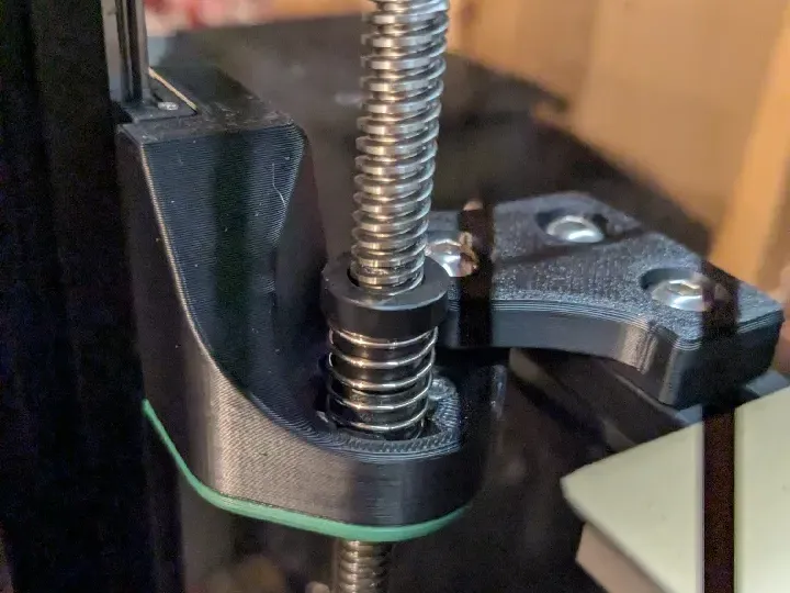 Voron Trident Z-axis for preloaded lead screw nuts