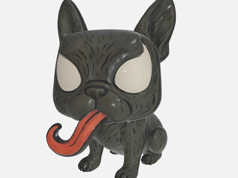 Venomized French Bull dog 