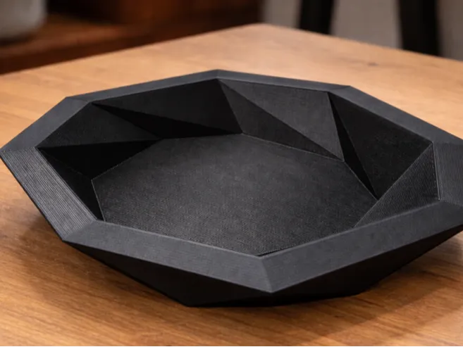 Simple low poly dog bowl