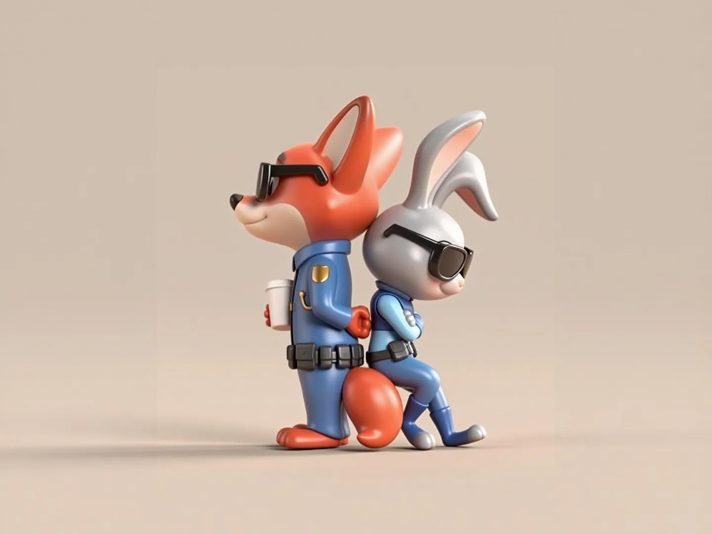 Judy and Nick in Sunglasses