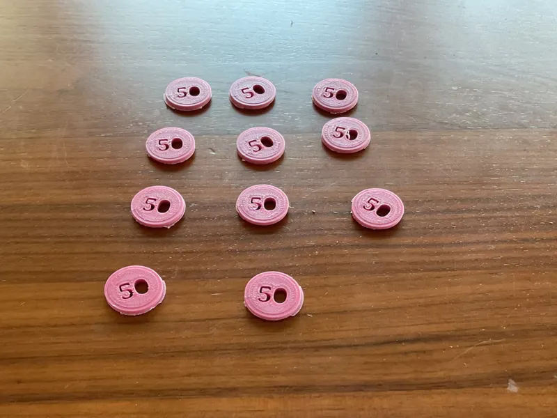 poker chips (50s)