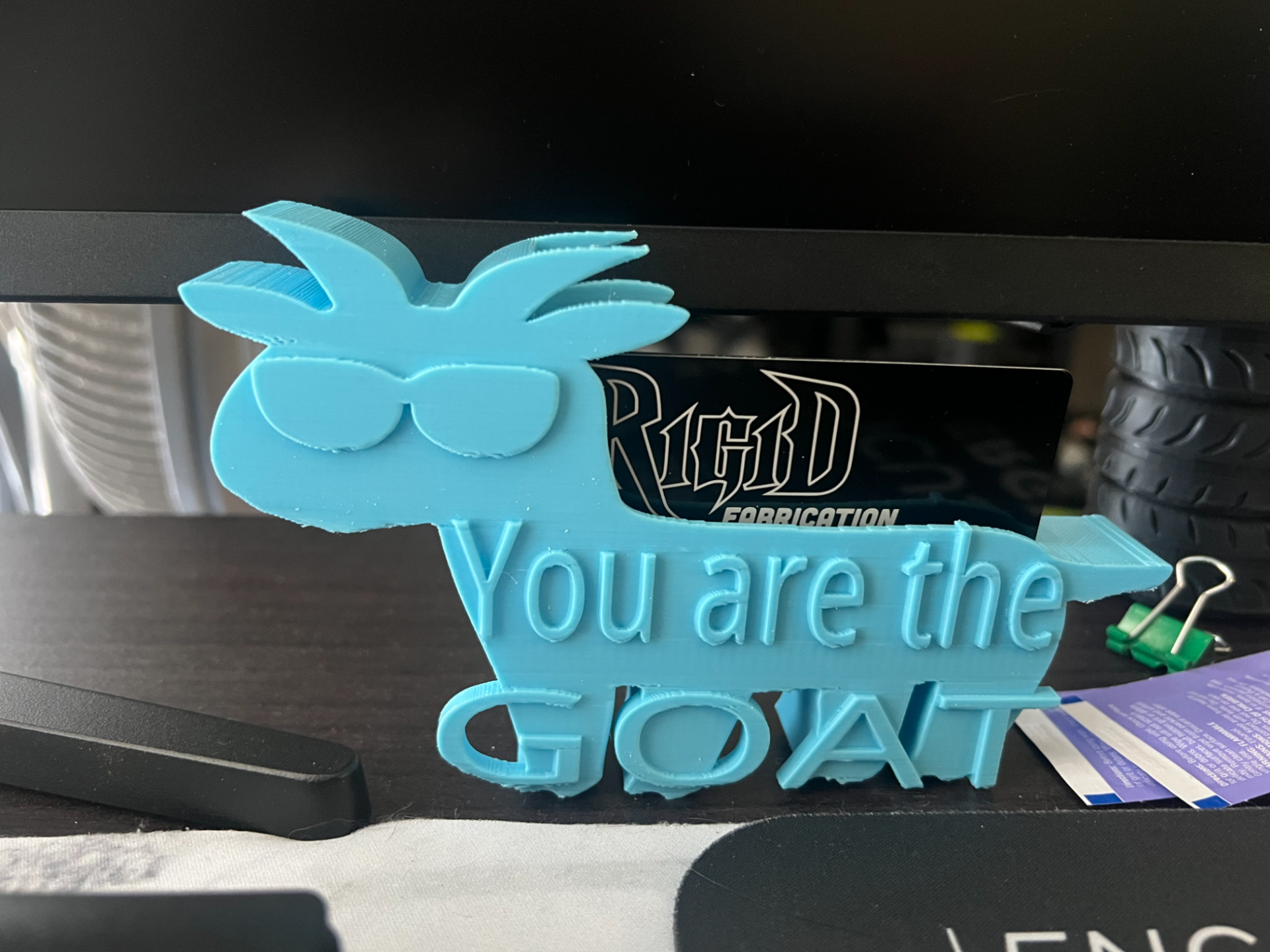 You are the GOAT Business card holder!